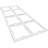 36.25'' H x 94.5'' W x 0.38'' D Expanded Cellular PVC Wainscot Panelling