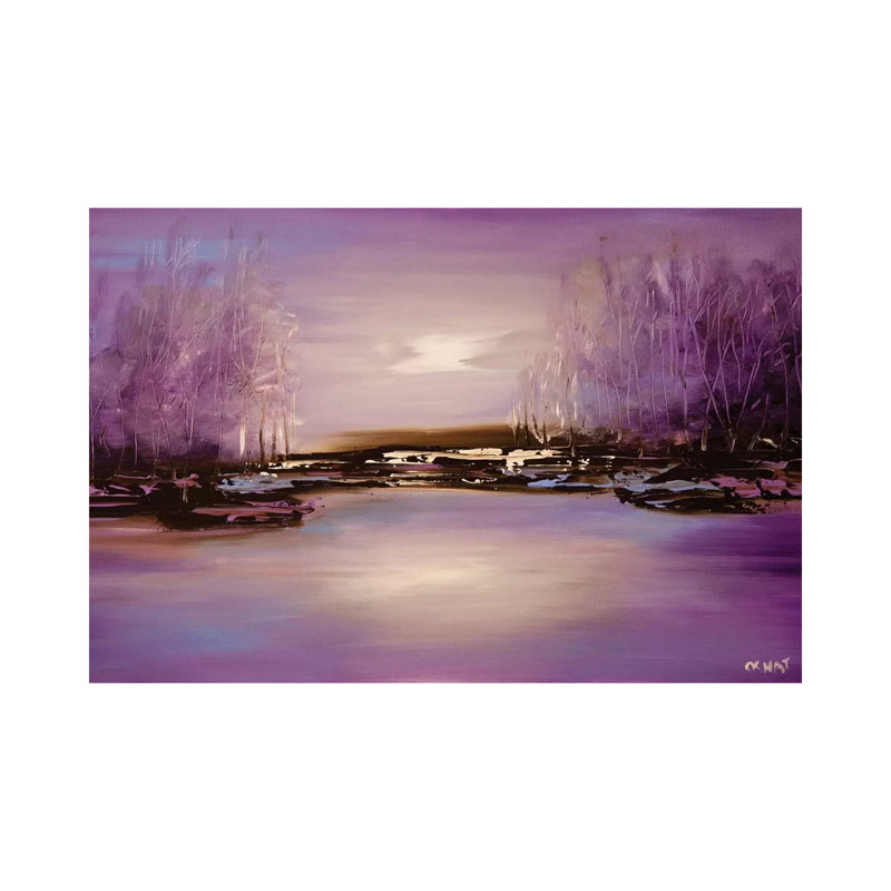 Bliss by Osnat Tzadok - Wrapped Canvas Painting, 66.04 cm H x 45.72 cm W x 3.175 cm D
