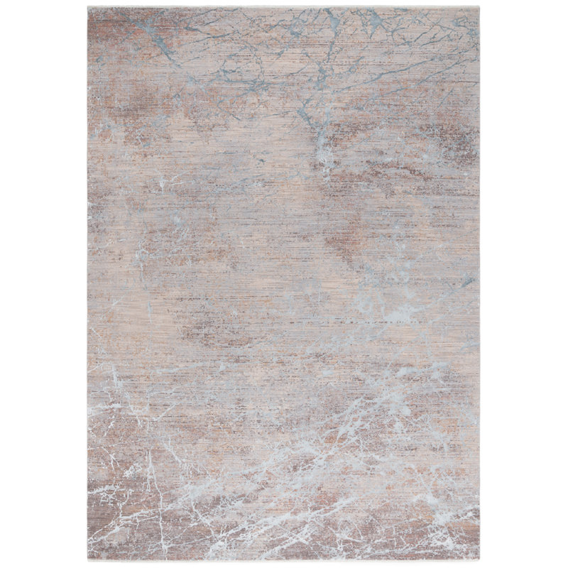 Tapis à motif abstrait 810 Signature Signature, Rectangle 10 pi x 14 pi