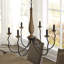 Lustre classique à 6 lumières de style bougie