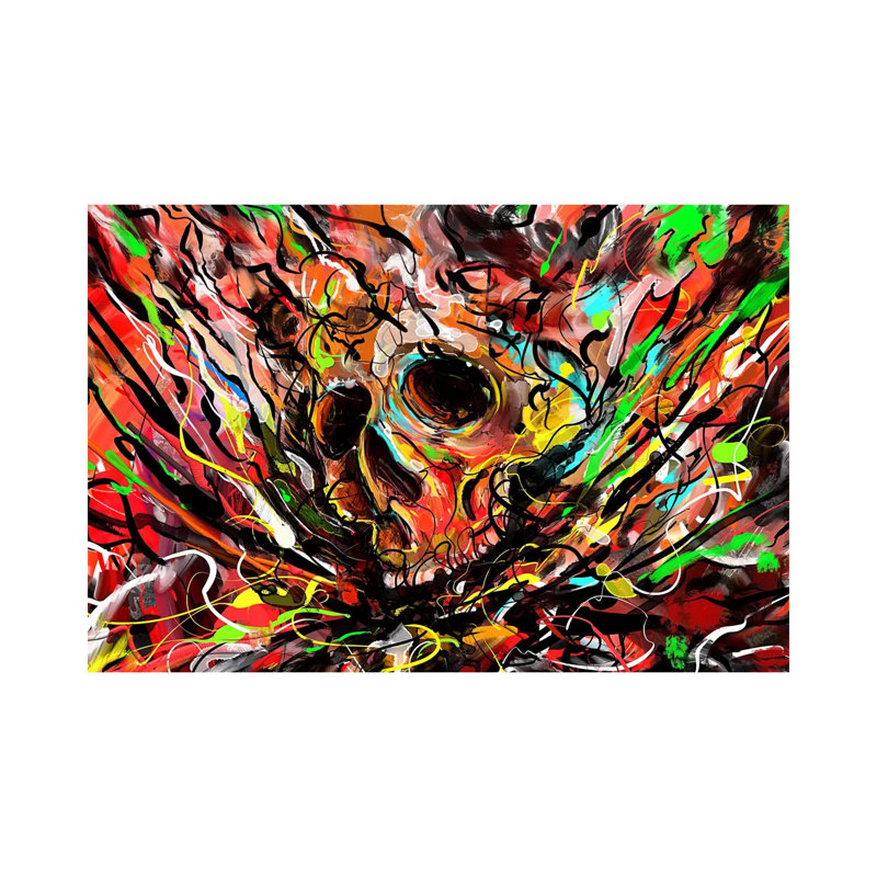 Skullicious 1 Piece Wrapped Canvas Wall Art, 66.04 cm H x 45.72 cm W x 1.91 cm D