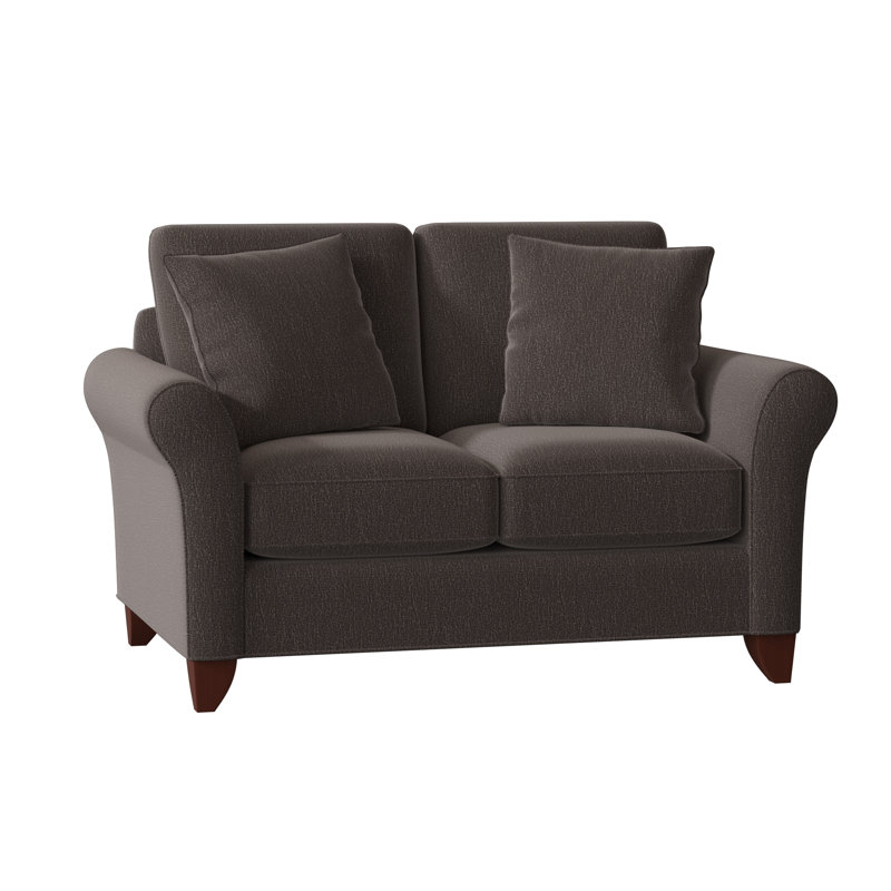 Almada Loveseat, Craftwood 45 Dark Gray Performance Chenille, Yes, Manhattan