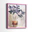 «Oxalis in Vase I», reproduction encadrée de qualité supérieure - prête à être accrochée - aucun clou requis - aucun clou requis-1503298084-1503298109
