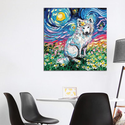 Reproduction d’art « Samoyède II » par aja Trèves