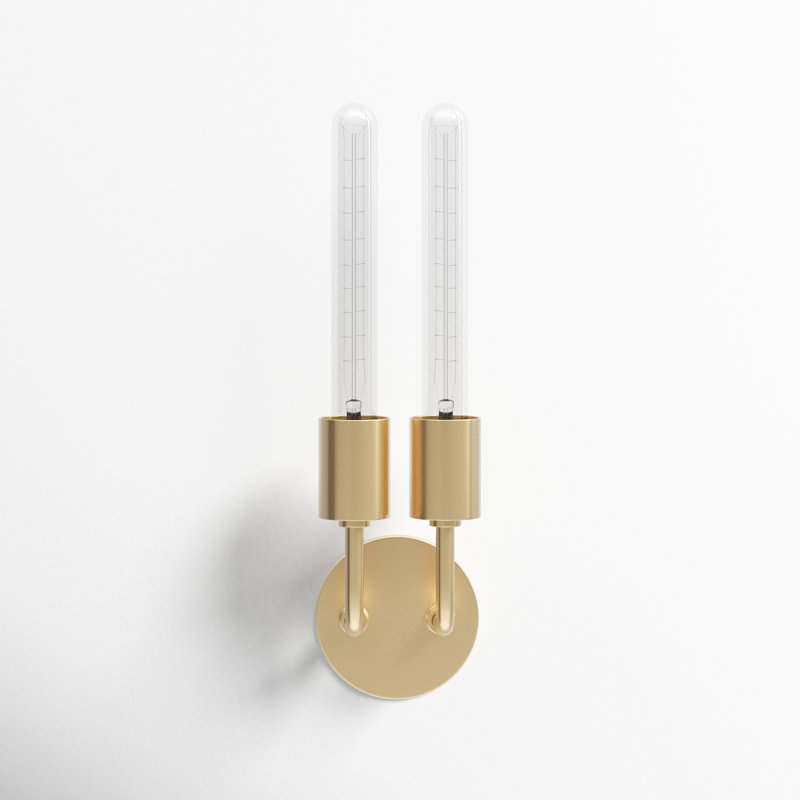 Madisson Armed Sconce, Aged Brass