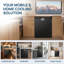 65L Built-In Refrigerator, Dual-Zone Compressor Fridge & Freezer Suitable for RV