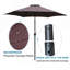 Parasol 9 pi chocolat-1318137220