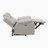  Marlow 40" Modern & Contemporary Premium Faux Leather Power Reclining Chair with V-Pattern Stitching, One-Touch Power Control & USB Charging & LED Lighting-1366168570