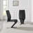 Everson Large High Gloss Extendable Dining Set with 8 Luxury Faux Leather Upholstered Dining Chairs-1935074599