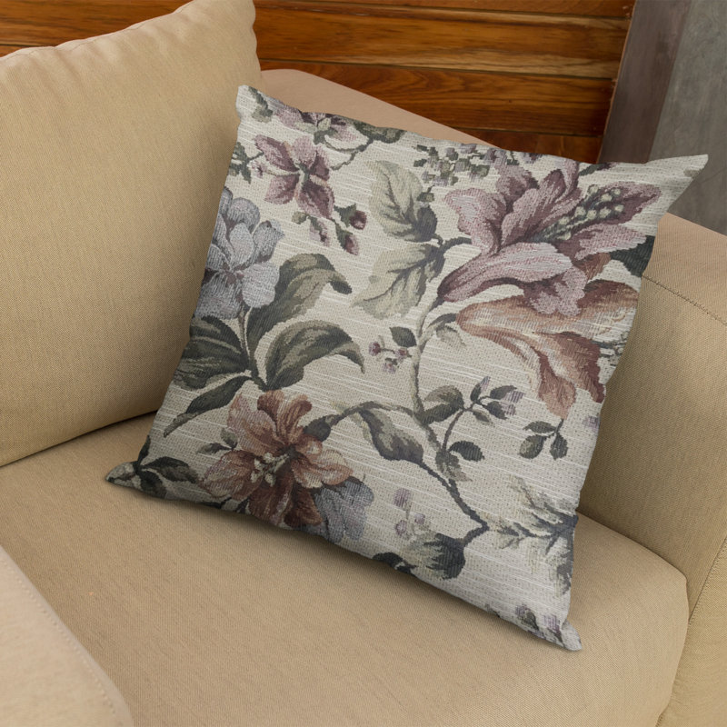 Harmony Meadows Linen Indoor/Outdoor Pillow Cover & Insert, 20" x 26", Lumbar Pillow