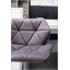 Tabouret de bar Breni Velvet Diamond