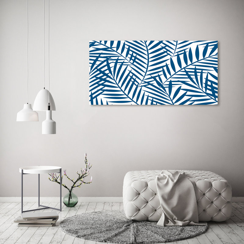 Leaves Of Palm - Wrapped Canvas Print