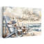 Coastal Home Sweet Home - Chaises de plage côtières Adirondack Art-118364843