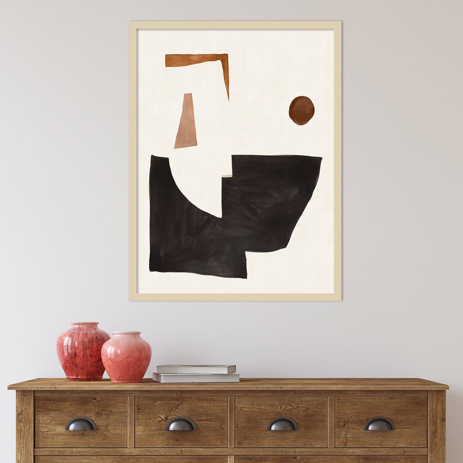 Blockway by Sozi, Brown, 25" W x 33" H