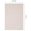 Tapis crème texturé neutre à carreaux bouclés Elijas-16580701