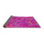 Tapis rose tissé à la machine-1812040554