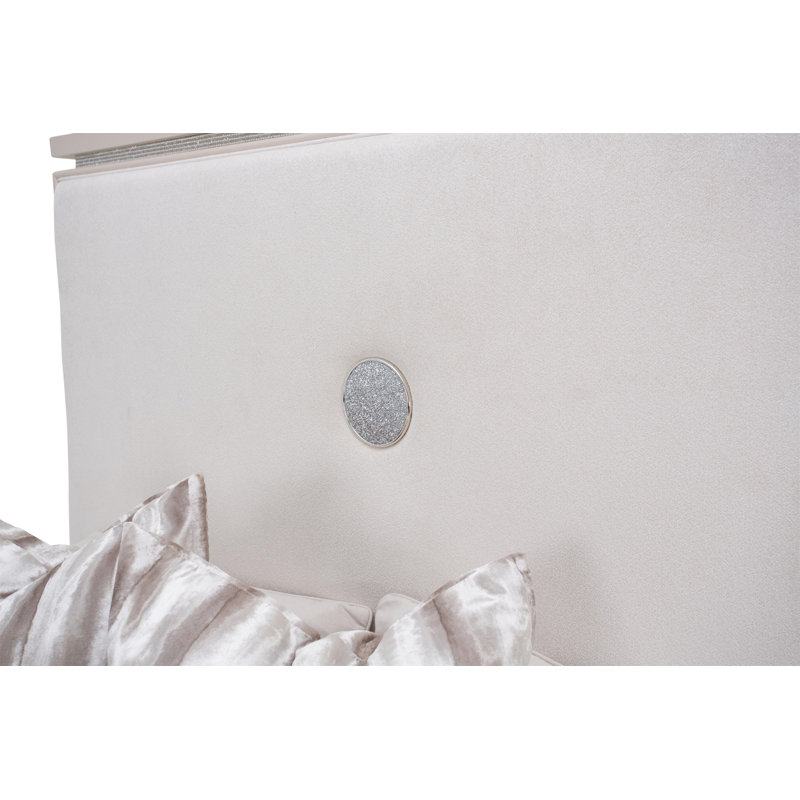 Glimmering Heights Vegan Leather Bed
