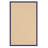 Nannette Handmade Light Beige Berber with Navy Blue Cotton Border Made in the USA Area Rug-111564186