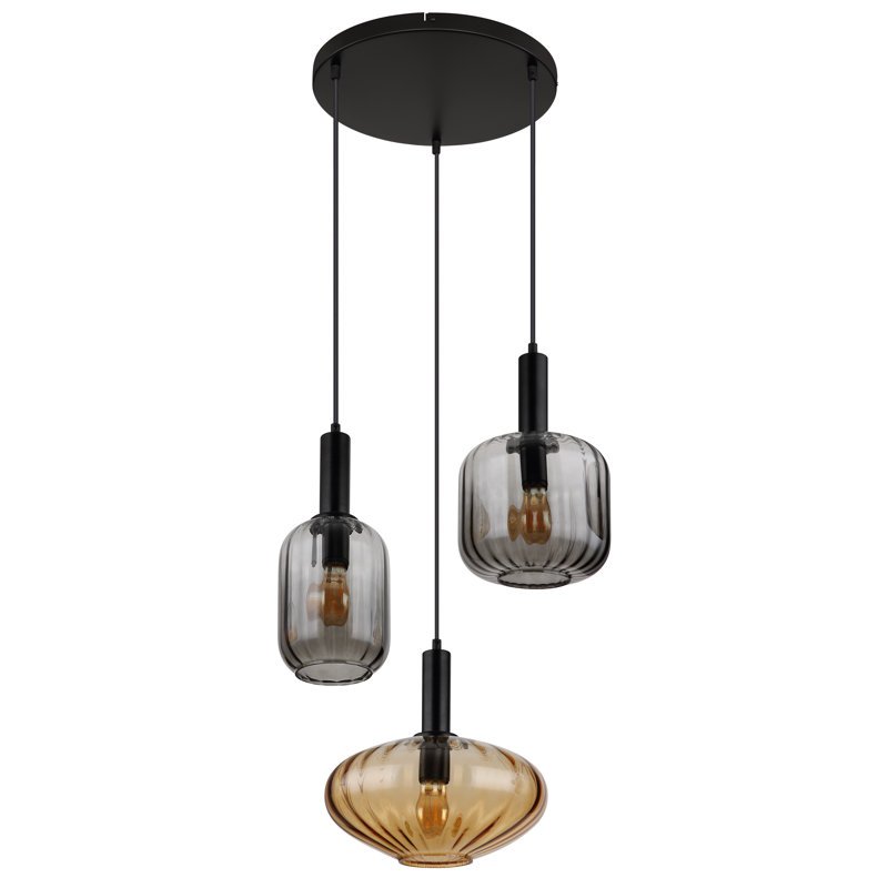 Marnie 3 - Light Matte Black Pendant