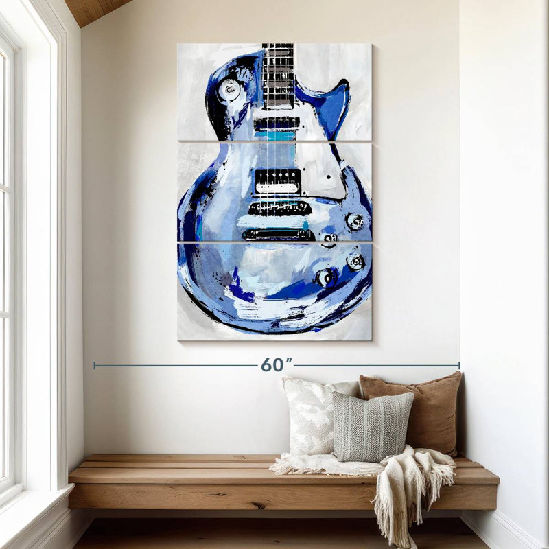 Abarca Electric Blues I, 50" H x 32" W