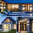 4 Pack Outdoor Wall Sconces Exterior/Interior LED Wall Lights,Sq...