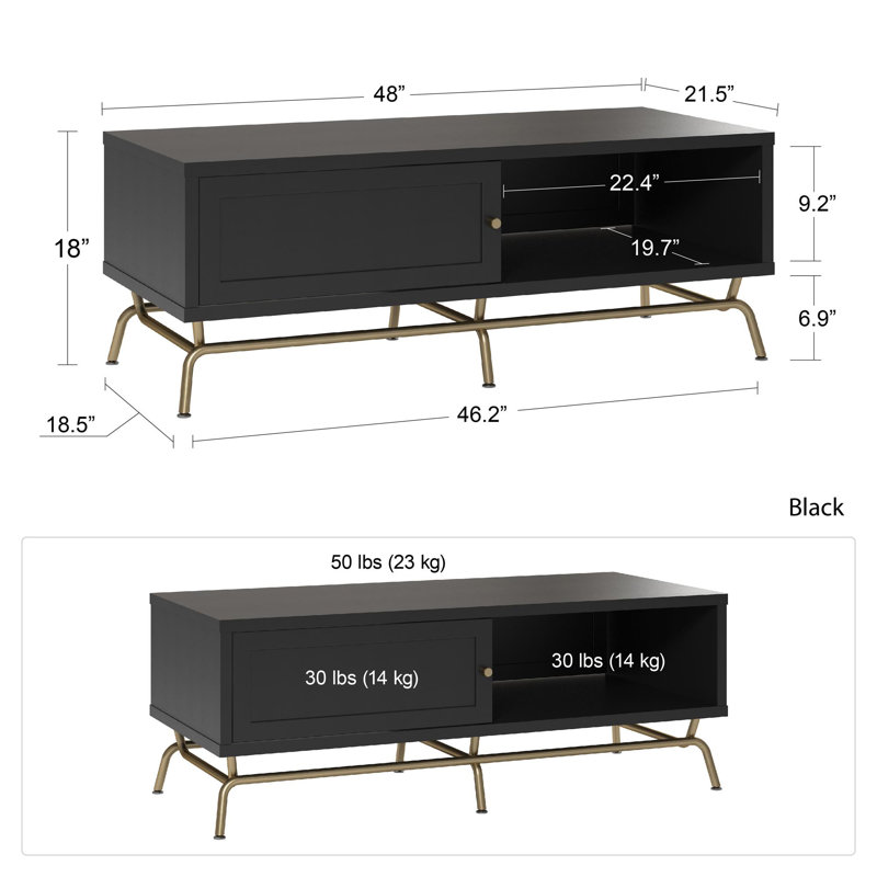 Nova Frame Coffee Table with Storage