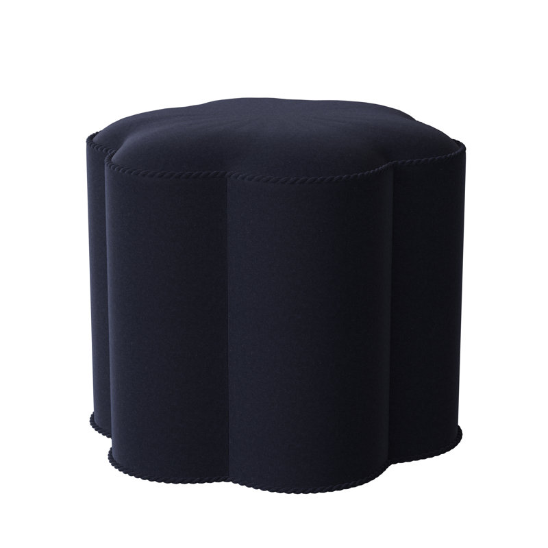 Posey Upholstered Pouf, Margaret Uniform