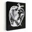 Abstrait, pomme blanche abstraite, fruit contemporain audacieux, reproduction d'art-1218540602