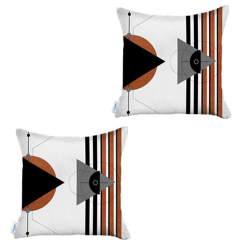 Polyester Throw Square Pillow Cover & Insert