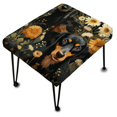 Kehkasha - Animal Print Rectangle Ottoman