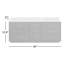 Meuble-lavabo double autoportant 84 po avec plateau en quartz Calacatta Porto-451348586-451400898