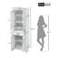 Armoire de salle de bain moderne autoportante en lin