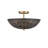 Jali 3 Light Semi-Flush Mount