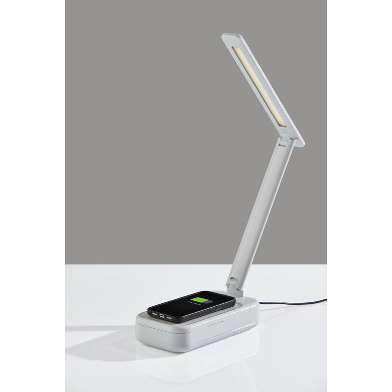 Adjustable USB Desk Lamp, White