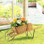 Pot en bois brouette-1250827578