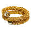 Rond de serviette Luminous Rhinestone Swirl | Conception de fil flexible | Strass scintillants en résine | Décoration de table formelle | Ensemble de 4-2031060151
