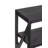 Metivier Solid Mango Wood TV Stand, Black