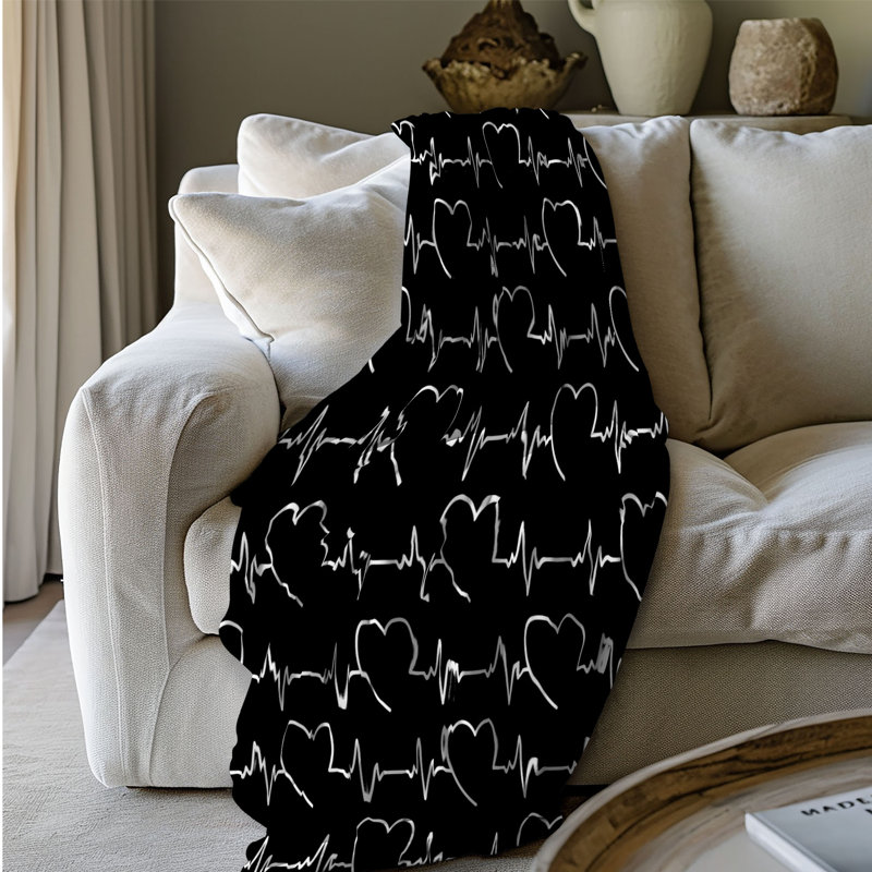 Haunted Rhythm - 1 Piece Premium Sherpa Blanket, 60" W x 80" L