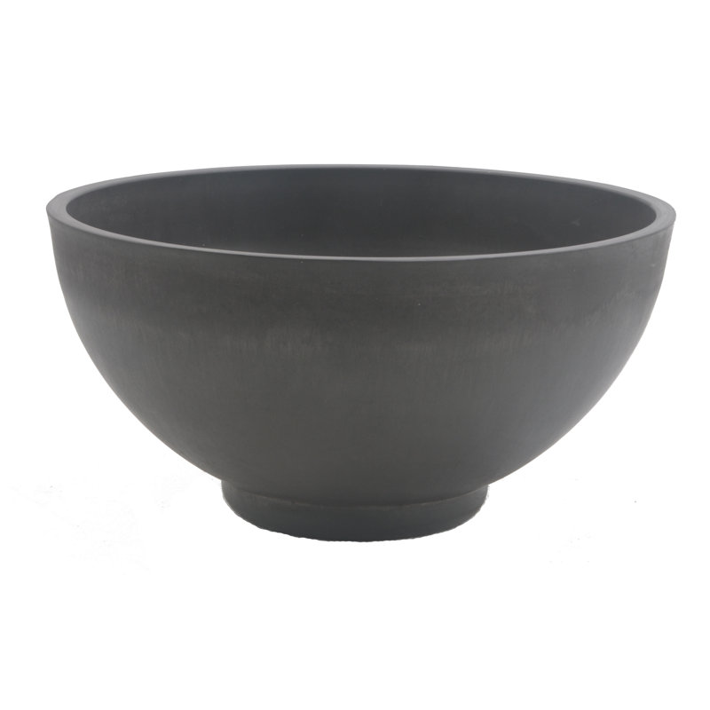 Pot à fleurs Myrie, Anthracite foncé, H 8 po x l 16 po x P 16 po