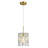 7.1'' 1-Light Modern Crystal Single Pendant Light for Kitchen Island