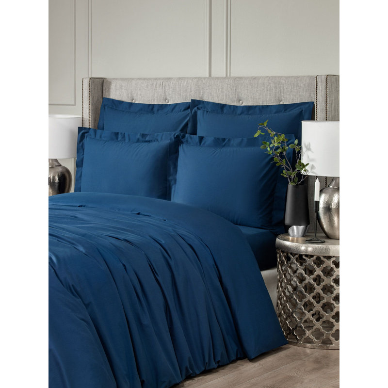 Rhapsody Duvet Cover, Super King Duvet Cover, Dark Blue
