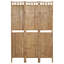 Bay Isle Home 4-Panel Room Divider Bamboo-532306425