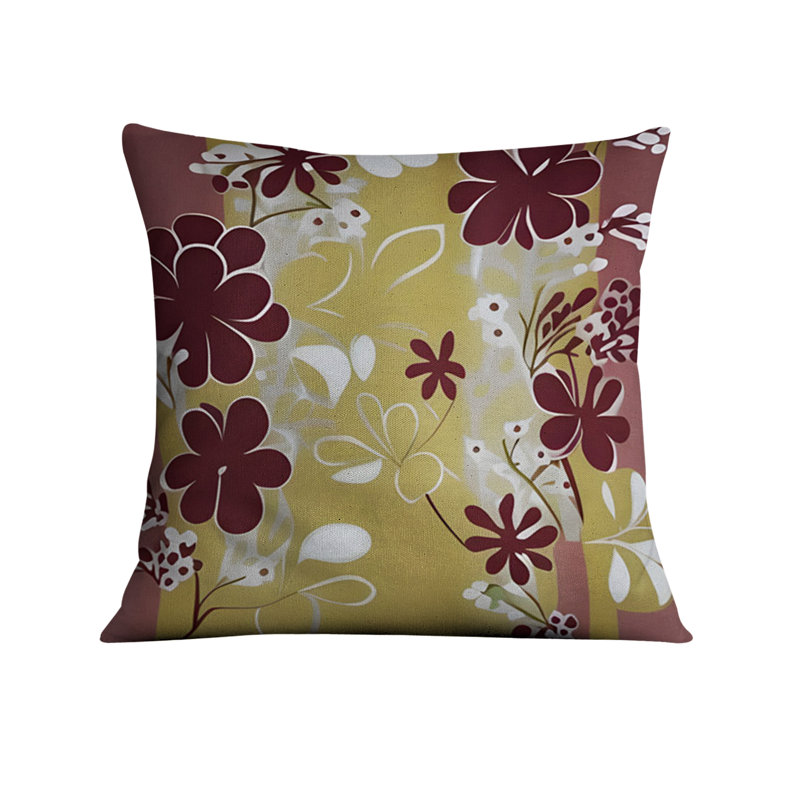 Coussin décoratif, Housse de coussin seulement - sans coussin, H 16 po x l 16 po