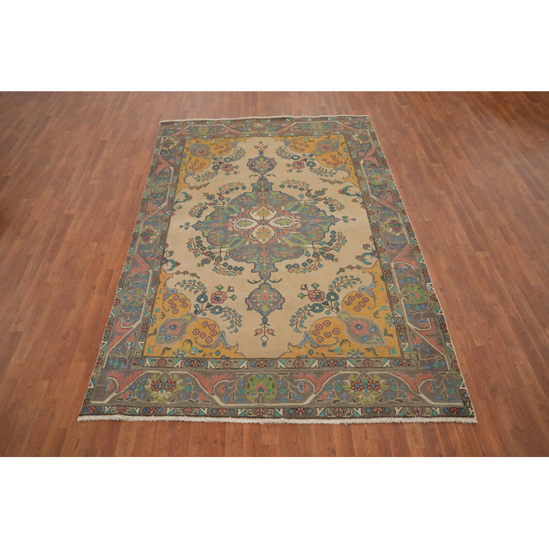 Tapis traditionnel fait à la main 6 x 9