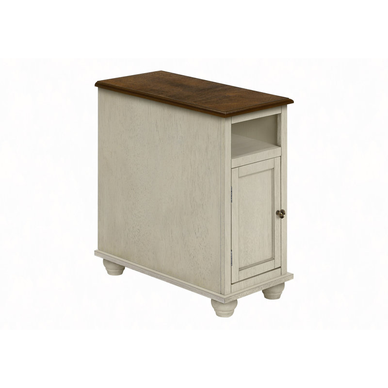 Table moderne, bout, table d'appoint, chambre à coucher, table de chevet, étroite, lampe, rangement, traditionnel