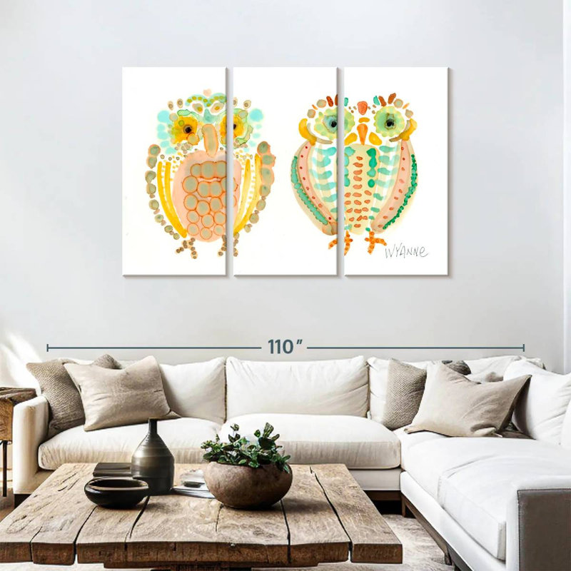 Ashelle Wise Owls, H 48 po x l 74 po