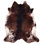 Faux Cowhide Tri-color 5x6.5 Rug