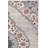 Christa Oriental Gray/Cream/Fuchsia/Sapphire/Gold Area Rug-379831965