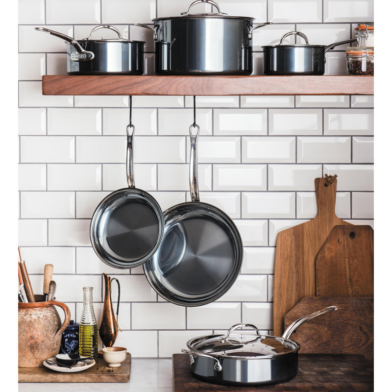 Hestan NanoBond 10-Piece Stainless Steel Cookware Set