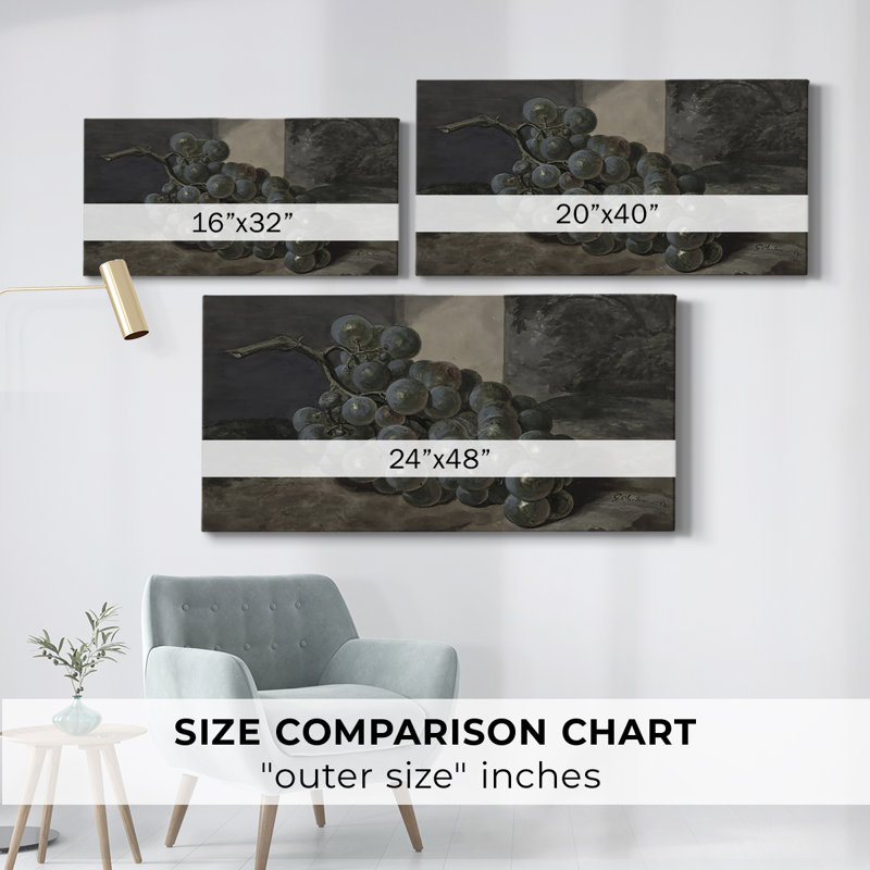 Botanical Series-CDXLVII- Toile tendue avec châssis - Prêt à accrocher, H 20 po x l 40 po
